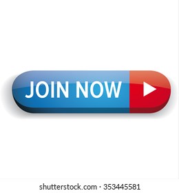 Join now button vector
