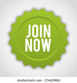 join now design, vector illustration eps10 graphic 