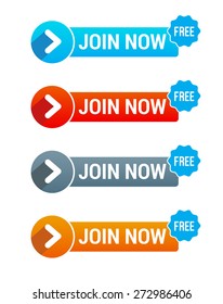 Join Now Free Buttons
