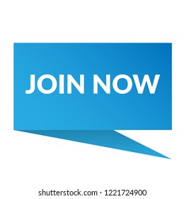 join now sign,label. join now speech bubble. join now tag sign,banner