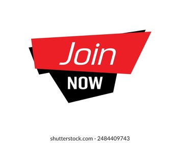 join now text information sign