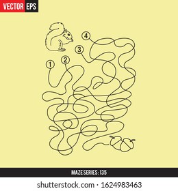 Join number abstract line start to end flat illustration colorful vector