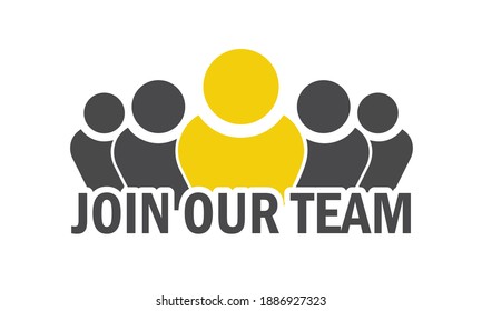 join our team concept. job vacancy and hiring recruitment. explore current career opportunities. search for membership. wanted leader and talented people. headhunting vector.