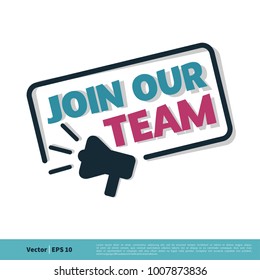 Join Our Team Letter Vector Template Illustration Design. Vector EPS 10.