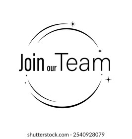 join our team text information sign