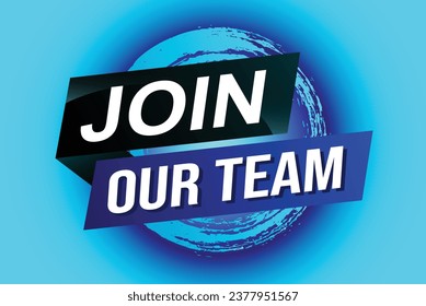 join our team word concept vector illustration with modern futuristic 3d style for landing page template ui web mobile app poster banner flyer background gift card coupon label wallpaper