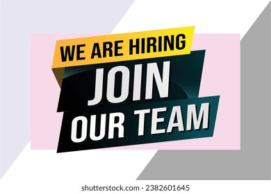 join our team word concept vector illustration with modern futuristic 3d style for landing page template ui web mobile app poster banner flyer background gift card coupon label wallpaper