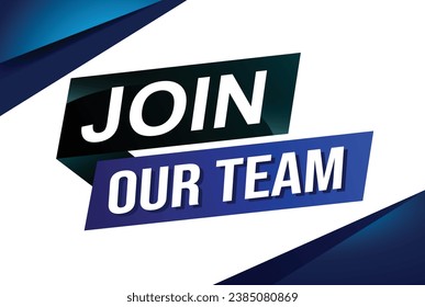 join our team word concept vector illustration with modern futuristic 3d style for landing page template ui web mobile app poster banner flyer background gift card coupon label wallpaper