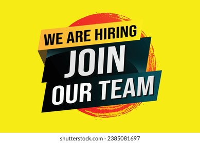 join our team word concept vector illustration with modern futuristic 3d style for landing page template ui web mobile app poster banner flyer background gift card coupon label wallpaper