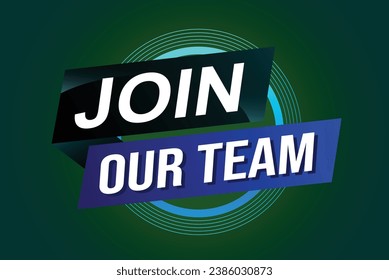 join our team word concept vector illustration with modern futuristic 3d style for landing page template ui web mobile app poster banner flyer background gift card coupon label wallpaper