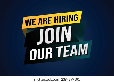 join our team word concept vector illustration with modern futuristic 3d style for landing page template ui web mobile app poster banner flyer background gift card coupon label wallpaper