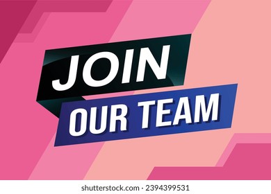 join our team word concept vector illustration with modern futuristic 3d style for landing page template ui web mobile app poster banner flyer background gift card coupon label wallpaper