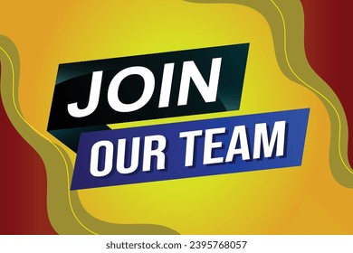 join our team word concept vector illustration with modern futuristic 3d style for landing page template ui web mobile app poster banner flyer background gift card coupon label wallpaper