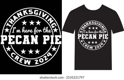 ¡Únete al equipo de Pecan Pie este Día de Acción de Gracias con esta divertida y festiva camiseta! Perfecto para aquellos que no pueden resistirse a la deliciosidad del pastel de nueces, este diseño agrega un toque de humor a sus vacaciones 