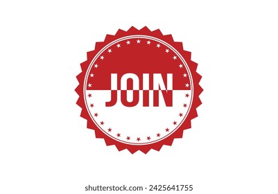 Join red ribbon label banner.