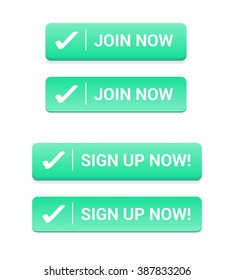 Join & Sign Up Now Buttons