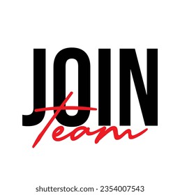 join team text on white background.