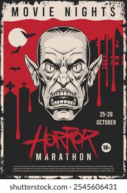 Begleiten Sie den spannenden Horror-Marathon vom fünfundzwanzigsten bis achtundzwanzigsten Oktober mit klassischen Chilling-Filmen, die Sie die ganze Nacht auf Ihrem Platz halten werden.