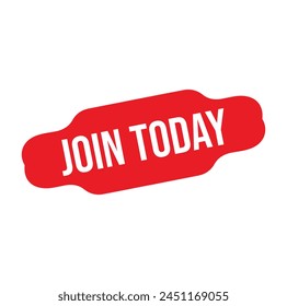 join today Rubber stamp design. VECTOR ILLUSTRATION.