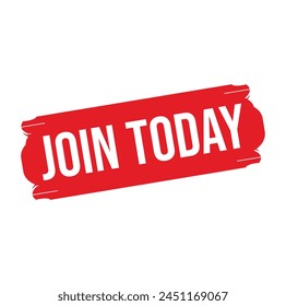 join today Rubber stamp design. VECTOR ILLUSTRATION.