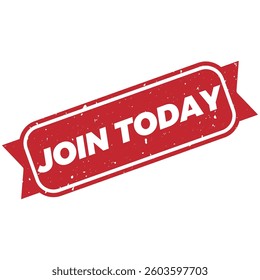 Join Today Rubber Stamp Seal