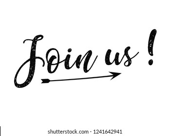 521 Join us font Images, Stock Photos & Vectors | Shutterstock