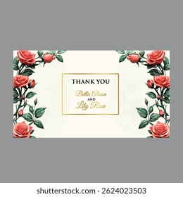 Join us in a floral celebration of eternal love with flower and red rose
