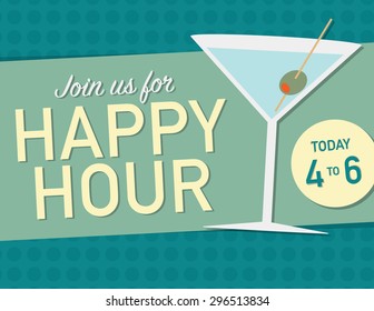 Join us for Happy Hour Today from 4 to 6 