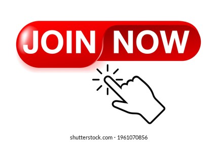 Glossy-Webknopf - rundes aktives Element mit Textrahmen und Zeigezeige-Symbol - Website-Werbebanner-Dekoration