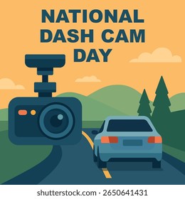 Junte-se a nós no Dia Nacional do Dash Cam para destacar a importância de registrar as viagens por estrada para a segurança, evidência e memórias atrás do volante