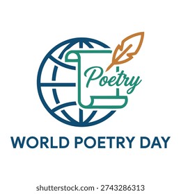 Join the world in celebrating the power of words and poetic expression through this beautiful symbol of creativity and global unity