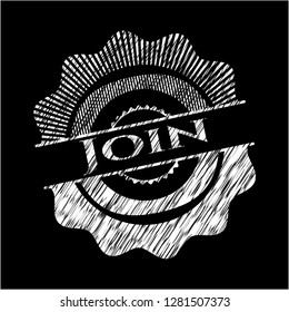 Join written on a chalkboard
