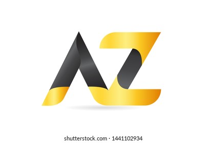 Joined Connected Ha H Yellow Black Stock Vector Royalty Free