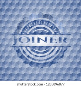 Joiner blue polygonal emblem.