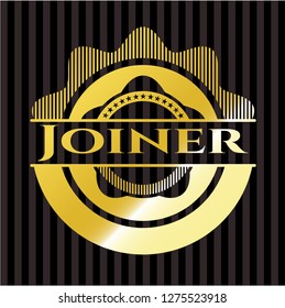 Joiner gold badge or emblem
