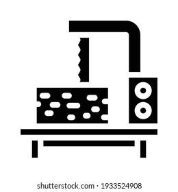 joinery courses glyph icon vector. joinery courses sign. isolated contour symbol black illustration