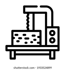 joinery courses line icon vector. joinery courses sign. isolated contour symbol black illustration