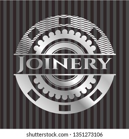 Joinery silver shiny emblem