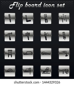 joinery vector flip mechanical icons for user interface design