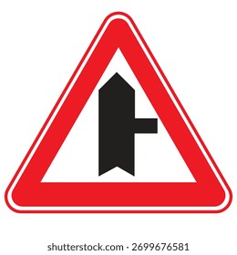 Die Hauptstraße von rechts zu verbinden ist eine Nebenstraße