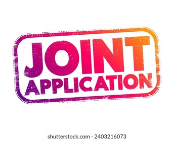 Joint Application - you can apply to up to six study programmes with one application form, text concept stamp