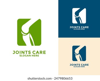 Joint bone logo vector, Bone Joint Logo designs concept, Knee Care logo template, Health Joints logo symbol icon