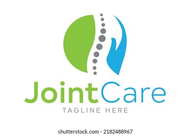 Joint Care Logo Template. Bone Icon. Bone Health Logo Designs Concept, Bone Treatment Vector Icon. Medical Logo