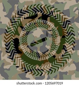 joint, cigarette icon inside camo texture