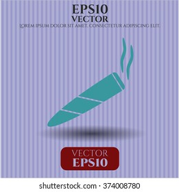 Joint (cigarette) icon vector illustration