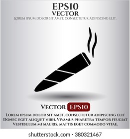 Joint (cigarette) icon vector illustration