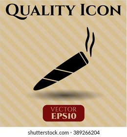 Ilustración vectorial de icono conjunto (cigarrillo)