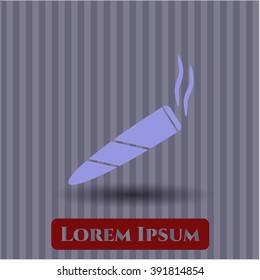 Joint (cigarette) icon vector illustration