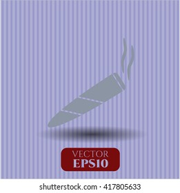 icono de cigarrillo conjunto símbolo vector eps plana jpg aplicación