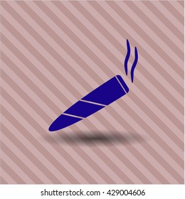 gemeinsame Zigarettensymbol Vektorsymbol flach eps jpg app